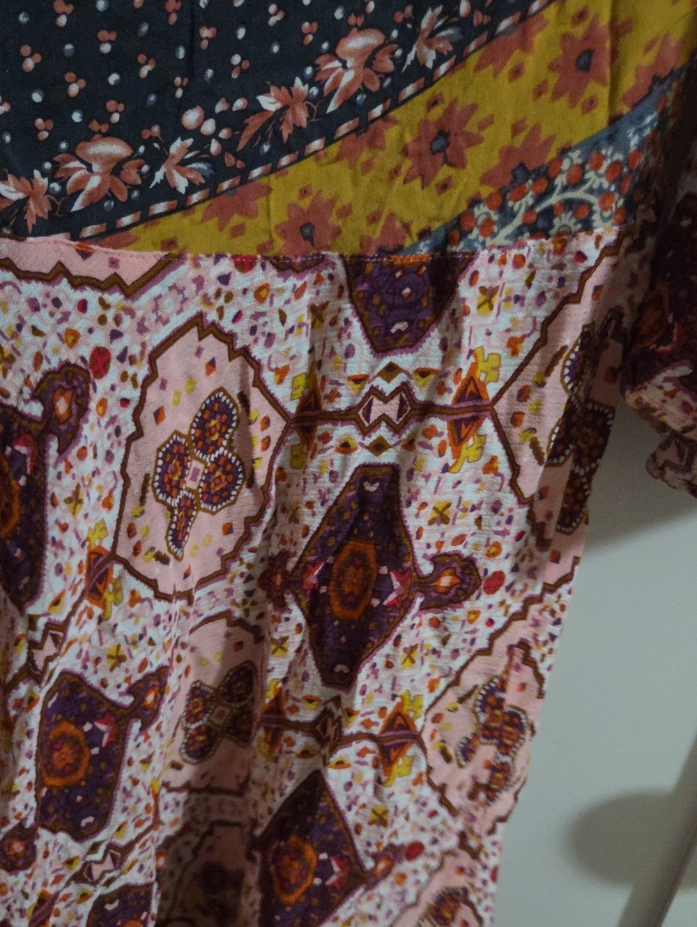Boho Floral Print Kimono Duster - Picture 5 of 8